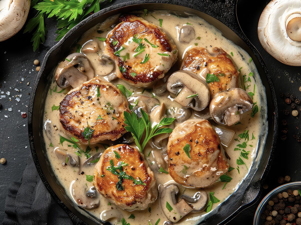 Pork Chops in Mushroom Sauce